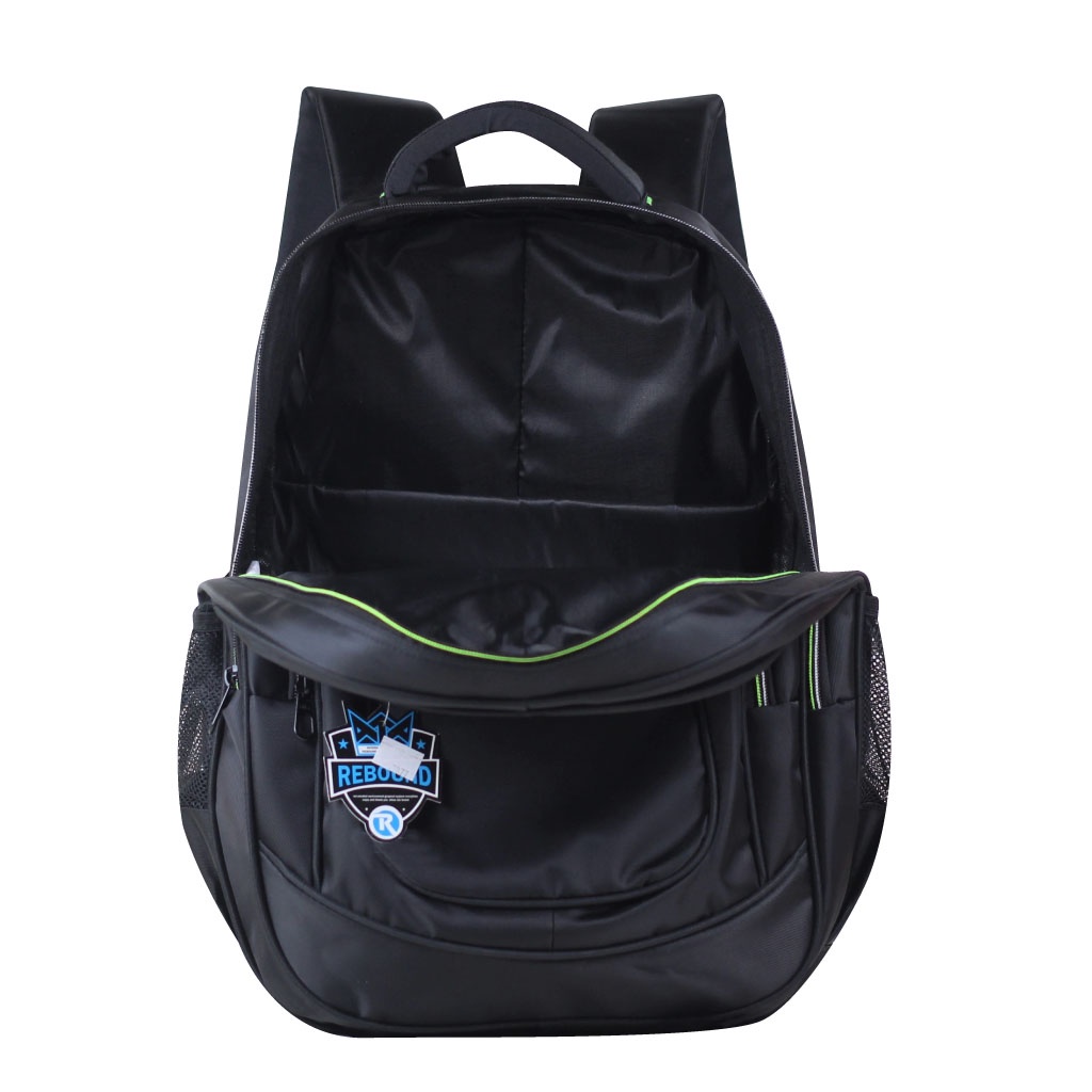 Ransel Rebound Bag Sport Hitam Tas Gendong Laki-Laki Pria Dewasa SMP SMA Simple Keren Berkualitas