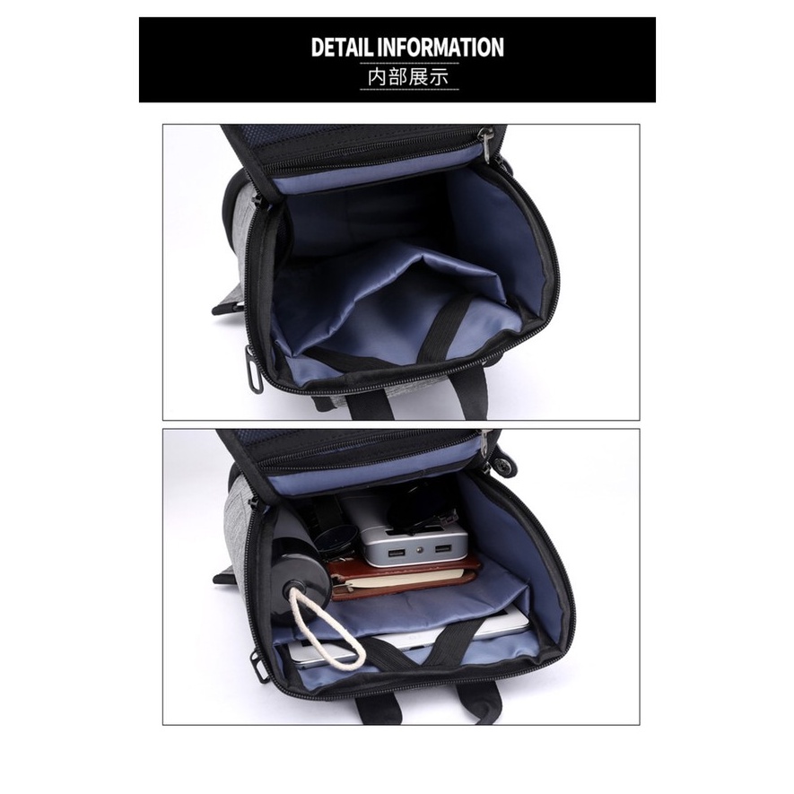 TAS SELEMPANG TERBARU ANTI MALING SLIM MODEL TYPE LATTICE +USB PORT
