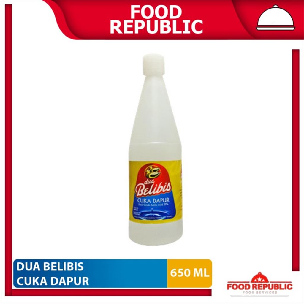 Dua Belibis Cuka Dapur 650 ML White Kitchen Vinegar Cuka Putih