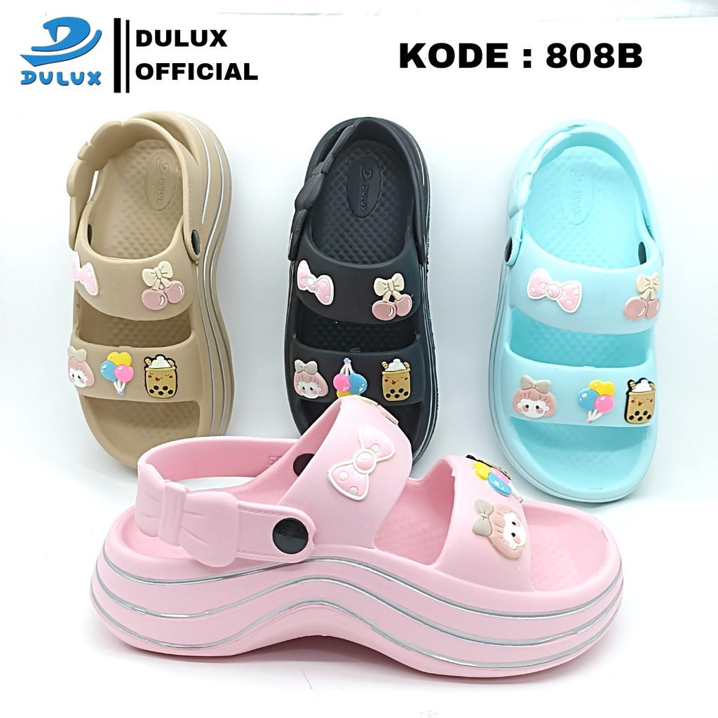 DULUX - SANDAL SLOP FUJI DUA DEWASA PITA LUCU 808B UKURAN 36-40