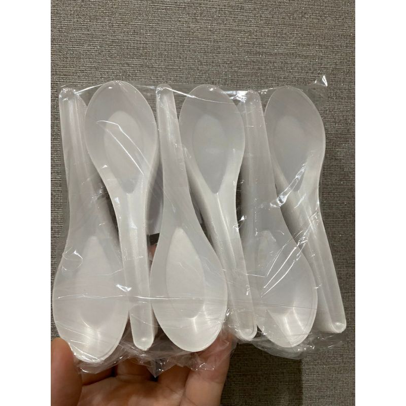 Istana Baking Sendok plastik bebek 144pcs/Sendok Makan/Sendok Makan Plastik