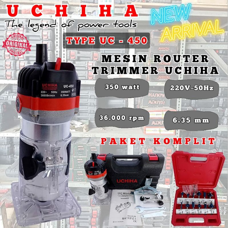 Mesin Profil Router Kayu ukir 6mm uchiha timer