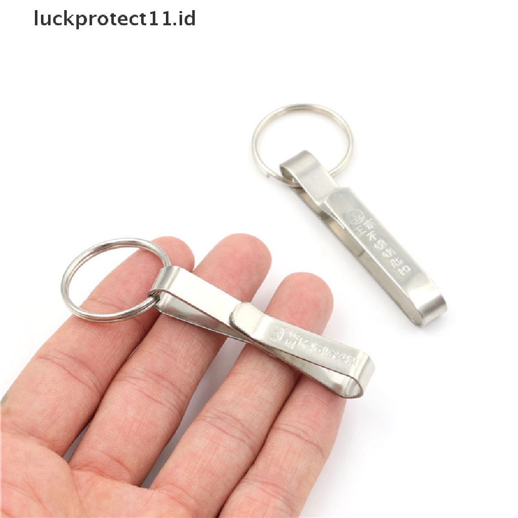 /Fashion Hot//// Gantungan Kunci Pelepas Cepat Ringkas Stainless Steel Klip Sabuk Tempat Gantungan Kunci.