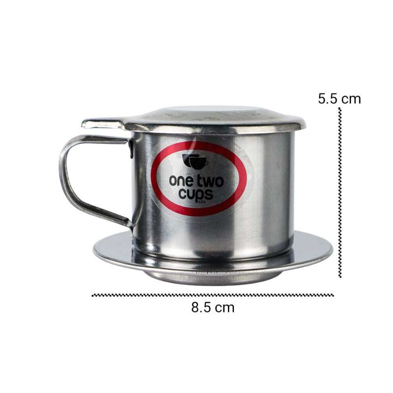 One Two Cups Filter Saring Kopi Vietnamese Coffee Drip Pot - LC1 50ml