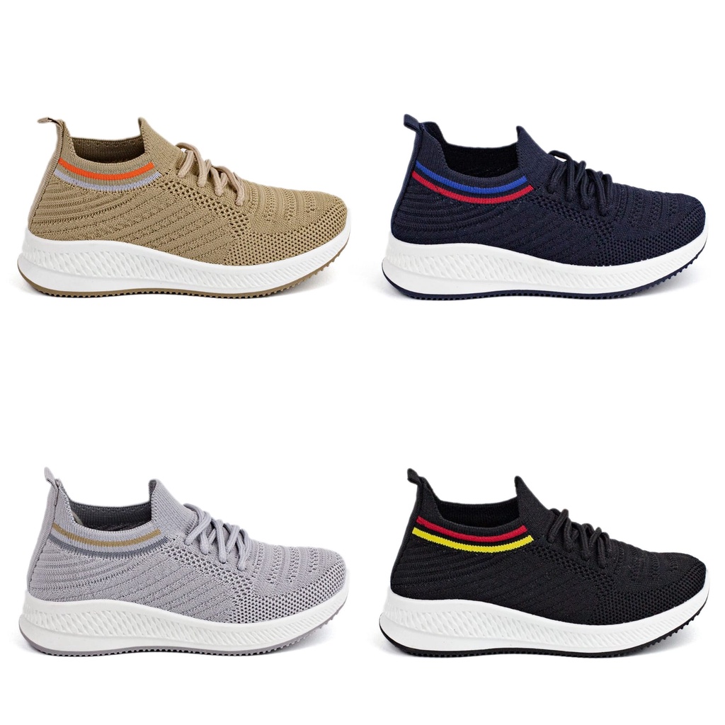epatu Rajut Import /Anak Anak /Sepatu Casual Olahraga Premium Cewek Cowok Bercorak A1133