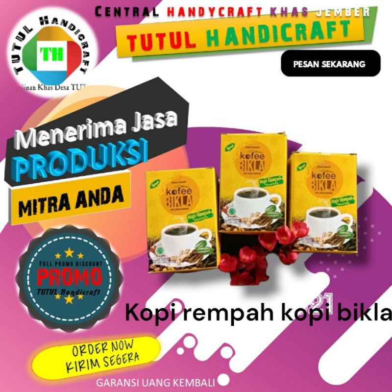 

KOPI BIKLA KOPI REMPAH Kopi Herbal Alami PAKET 3 PCS BOX 20 SACHET