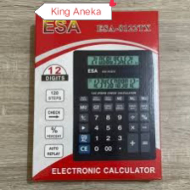 

Kaltulator Esa Dua Layar New 12 Digit Bisa Cek Ulang