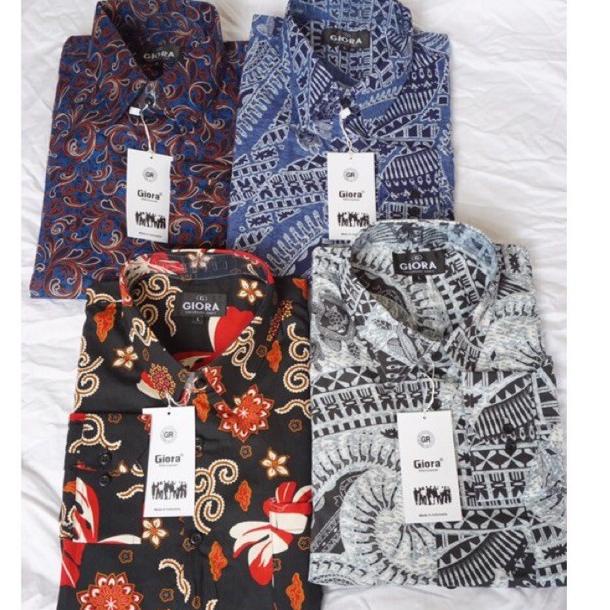 MODEL BARU - QUALITY BAJU BATIK PRIA GIORA / CASUAL BAJU BATIK LENGAN PANJANG