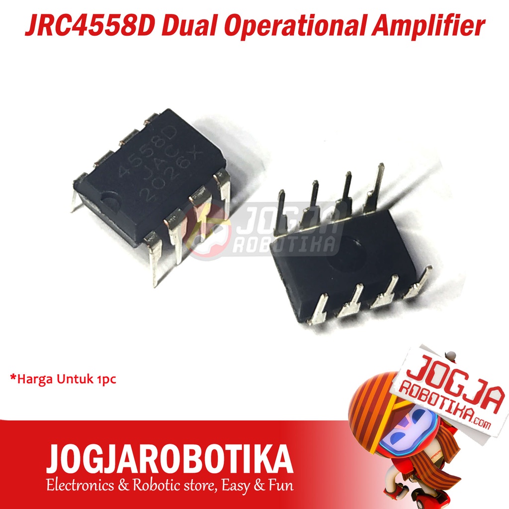 JRC4558D 4558 Dual Operational Amplifier