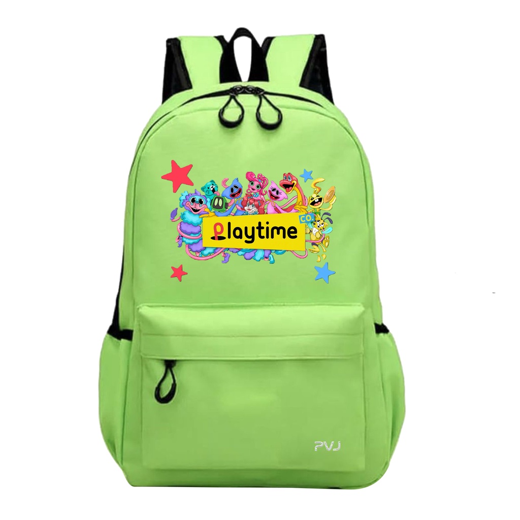 PVJ - Tas Anak Unisex Motif Poppy Playtime Game Ransel Backpak