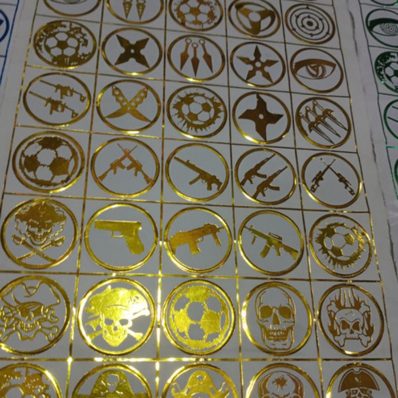 Tajos Besi Tebal Emas 1 Lembar Isi 40 Pcs / Mainan Tazos Berkarakter / Mainan Tazos Besi Tebal