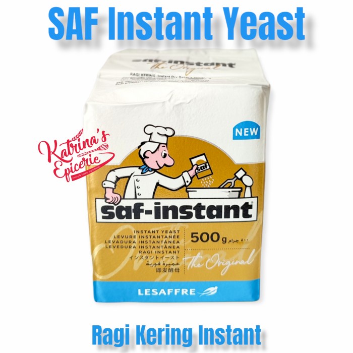 

Ragg 500 Gram Saf Instant Yeast Ragi Kemasan Utuh