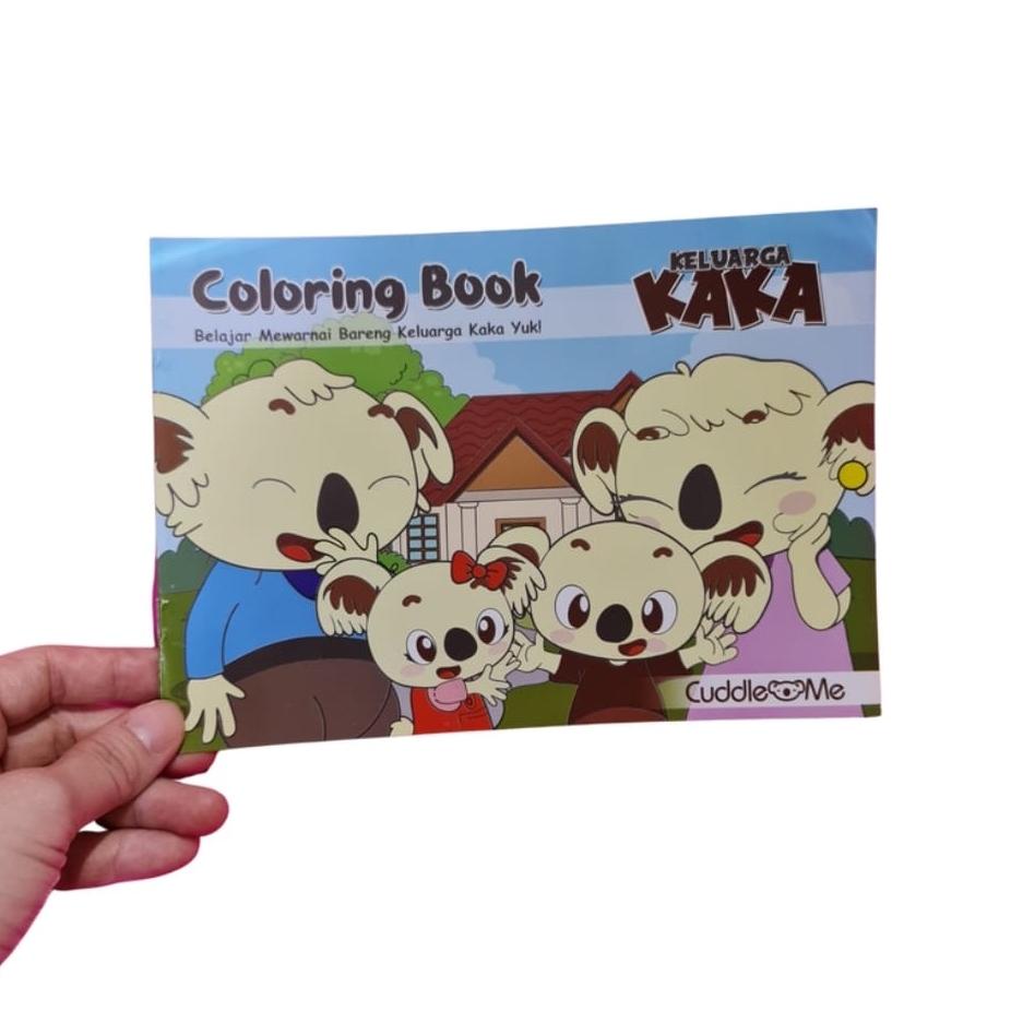 

[KODE PRODUK 00ZHU8873] Coloring Book keluarga kaka Cuddle me buku mewarnai anak