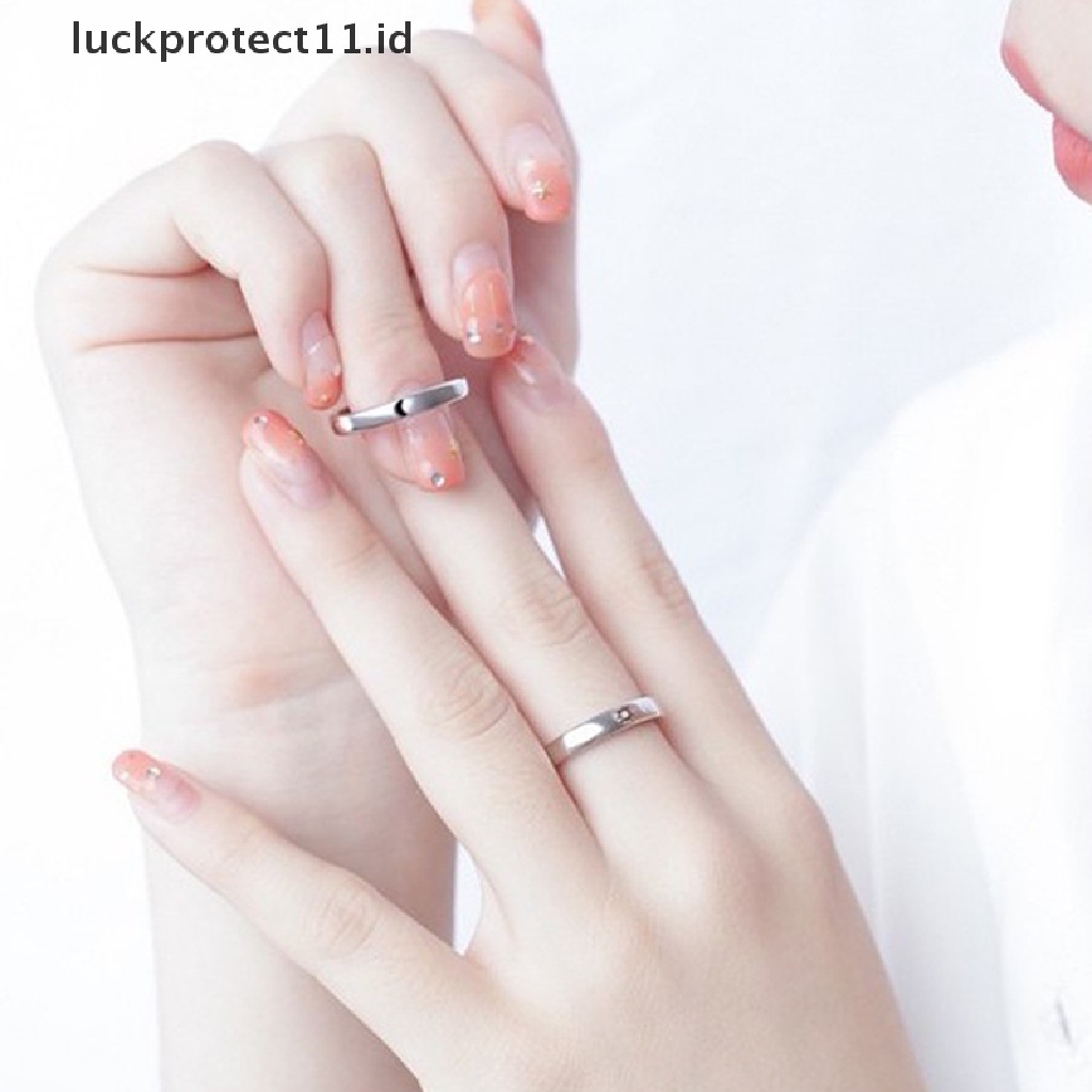 /Fashion Hot// Fashion// Fashion Opening Adjustable Sun Moon Couple Rings Untuk Hadiah Ulang Tahun Pernikahan.