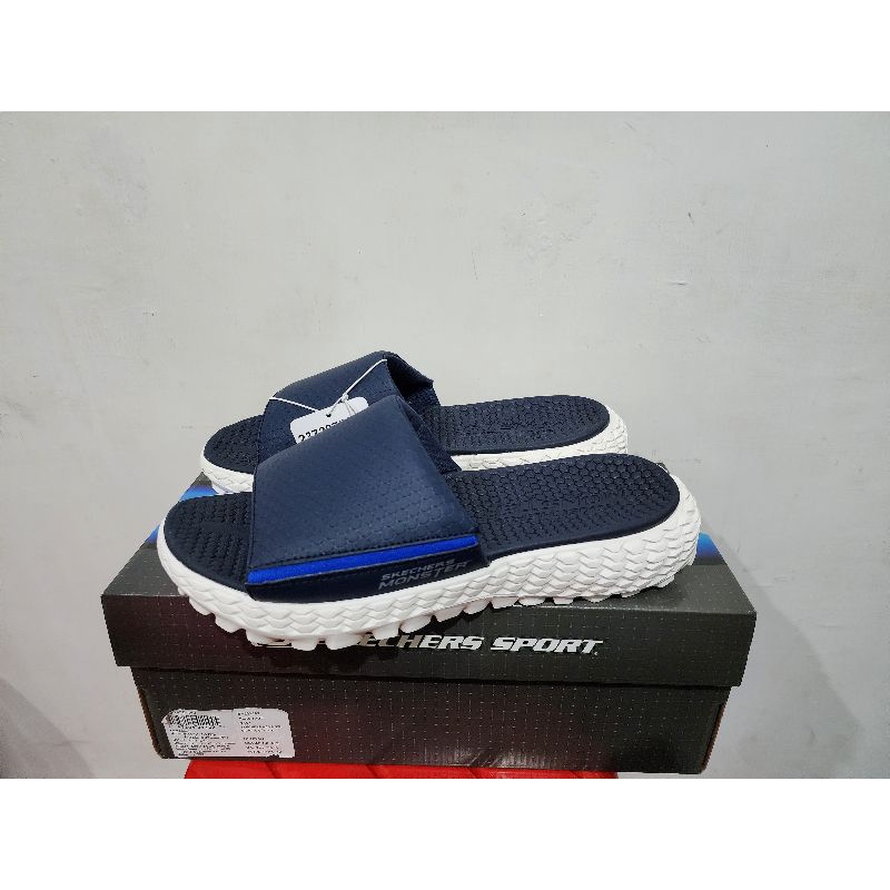 SANDAL SKECHERS MONSTER NAVY MEN ORIGIMAL
