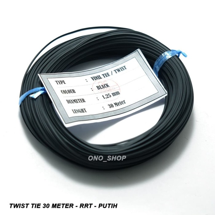 

Twist Tie 30 Meter - RRT - Hitam onosh00