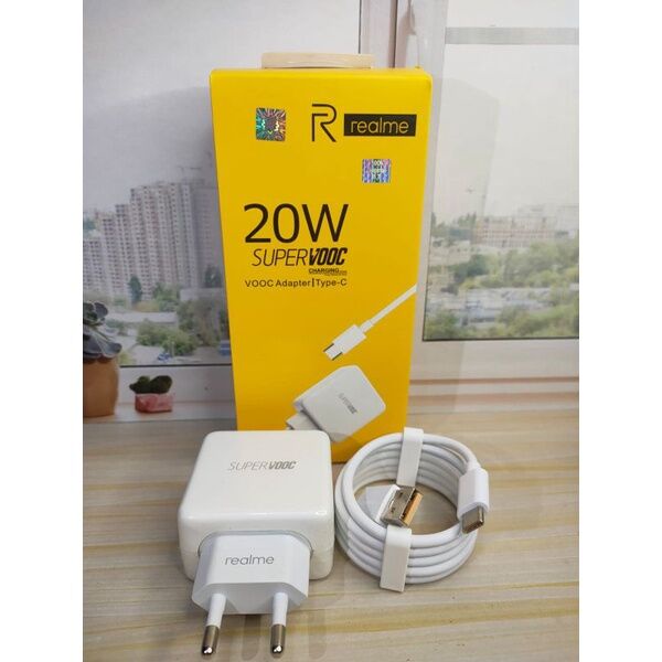 Charger Realme 50W Super VOOC Travel Charger Realme Type C 50 Watt Original