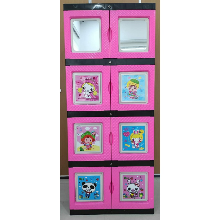 LEMARI PLASTIK/LEMARI BAJU/LEMARI ANAK/LEMARI PLASTIK CERMIN