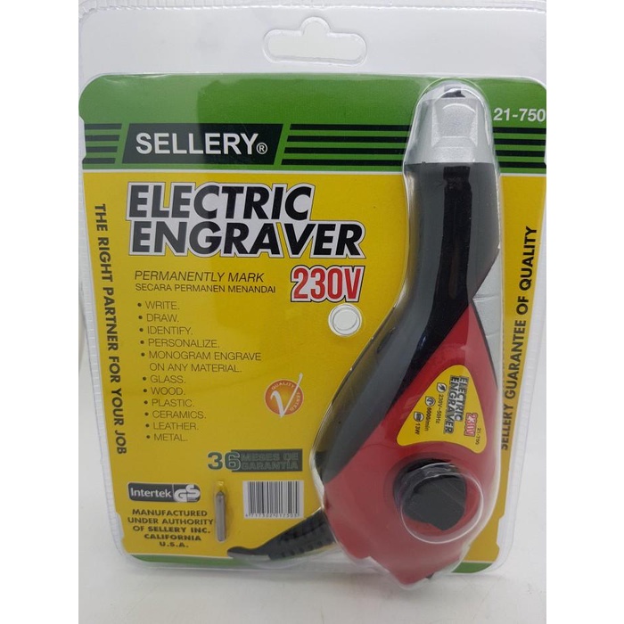 

Alat Ukir Pahat Elektrik / Electric Engraver 230 V Sellery 21-750 026