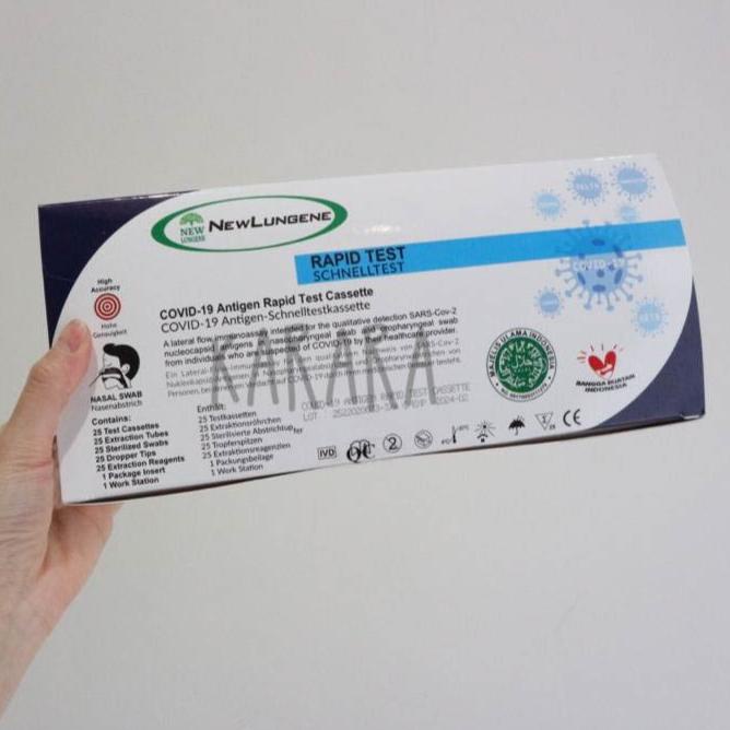 NEW LUNGENE ANTIGEN RAPID TEST | ALAT TEST SWAB NEWLUNGENE HALAL