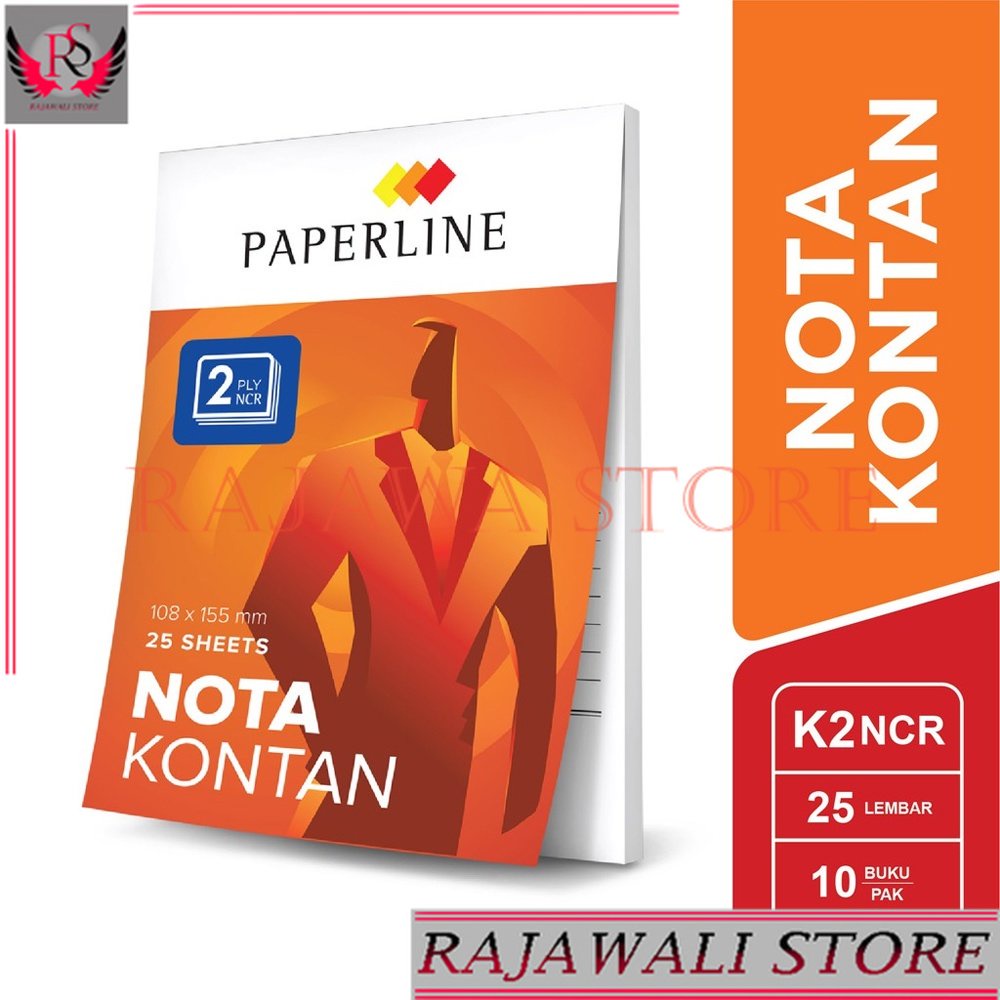 

Nota kontan kecil 2 ply / 2 rangkap paperline - Rajawali Store 45
