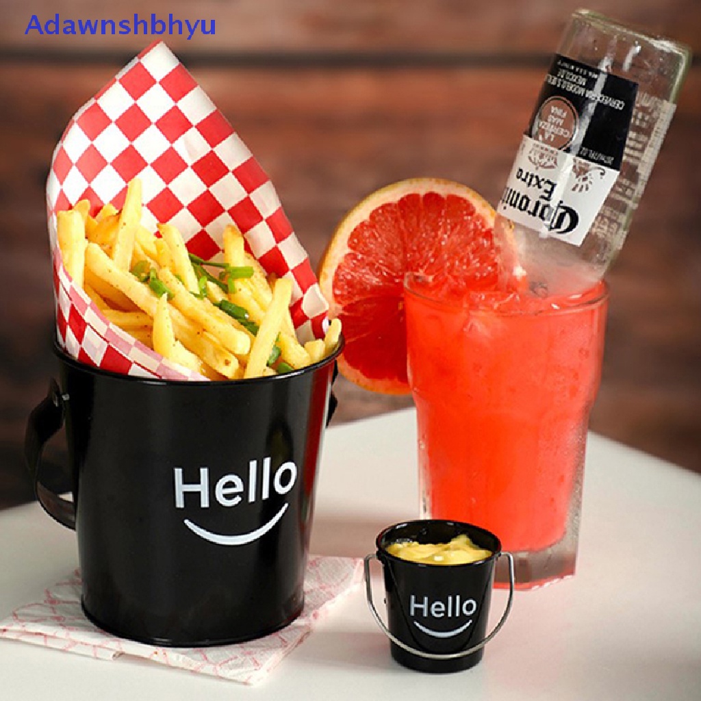 Adhyu Mini Hello Bucket American Sauce Bowl Western Steak Sauce DishTomato Sauce Cup ID