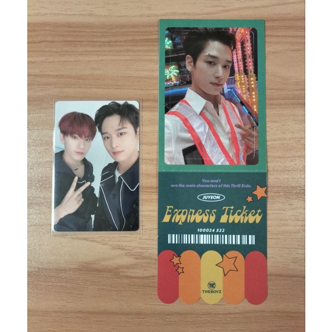 Juyeon thrilling thrill ride ticket, Juric TheB zone trading card / pc juyeon eric