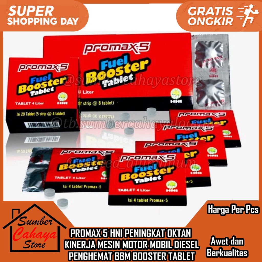 PENINGKAT OKTAN BOOSTER MOTOR MOBIL DIESEL PENGHEMAT PENINGKAT BBM BENSIN PROMAX 5 HNI FUEL BOSTER T