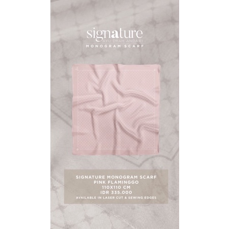 AYU DYAH ANDARI PADANG - Monogram Scraf