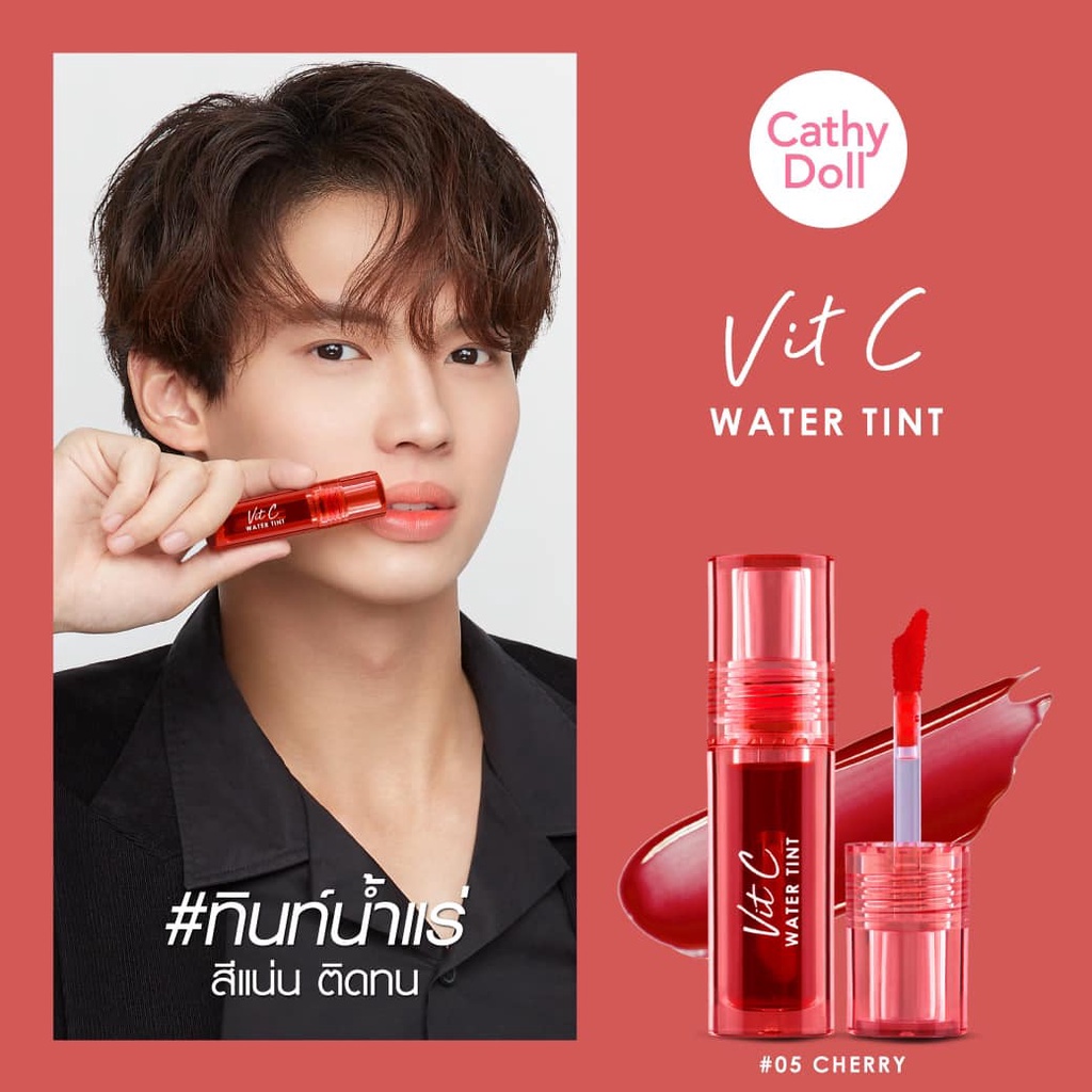 CATHY DOLL Vit C Water Tint | WIN METAWIN |Lip Tint | Lipstik