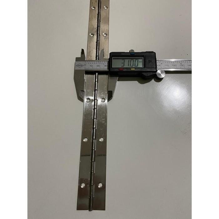 Jual Engsel Piano Stainless Steel Meter Cm Pintu Lemari Box Hinge Berkualitas Best