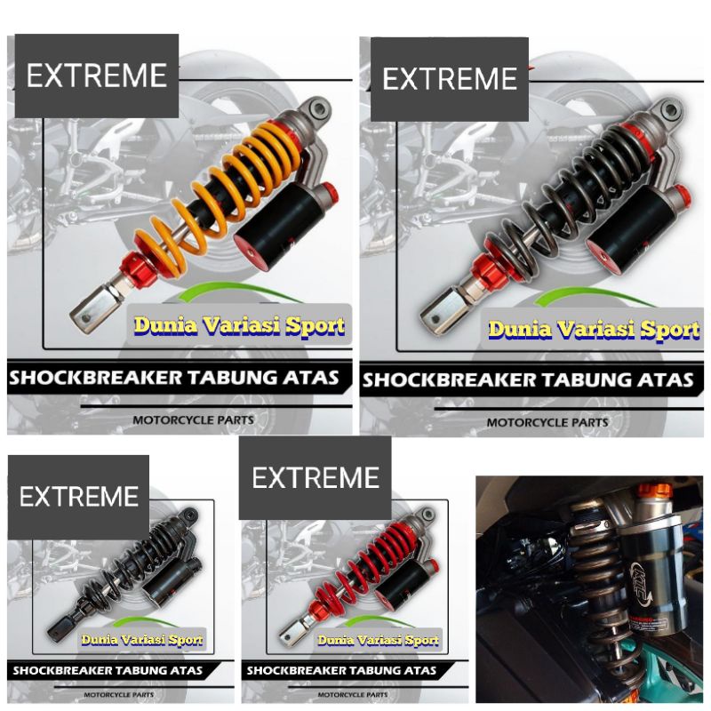 Shock Tabung Belakang Fastbikes Matic Model KTC Extreme Vario,Mio,Beat,Scopy, Dll