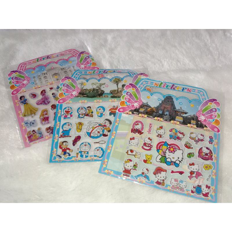 

20lembar mainan stiker tas bling mix