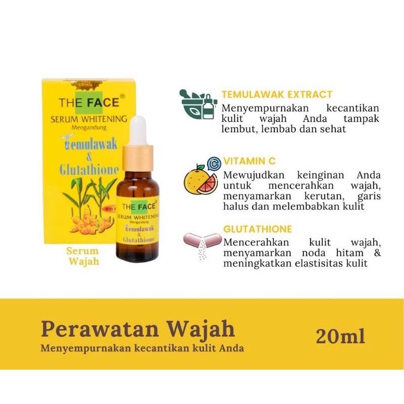 The Face Serum Temulawak BPOM