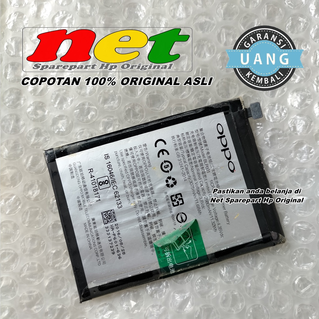 BATERAI BATRE OPPO F1S / A1601 ORIGINAL COPOTAN