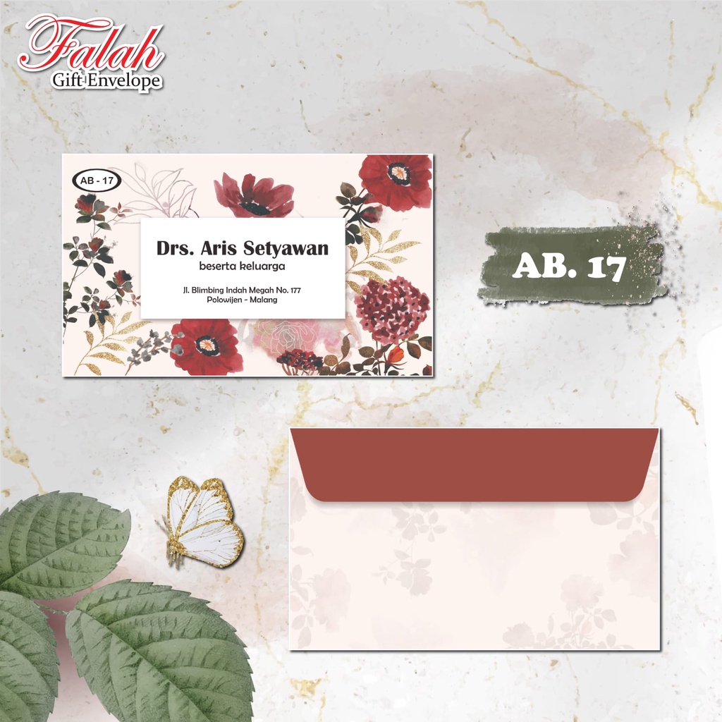 

Amplop Falah AB 17 Terbaru Tanpa Cetak Isi 50pcs