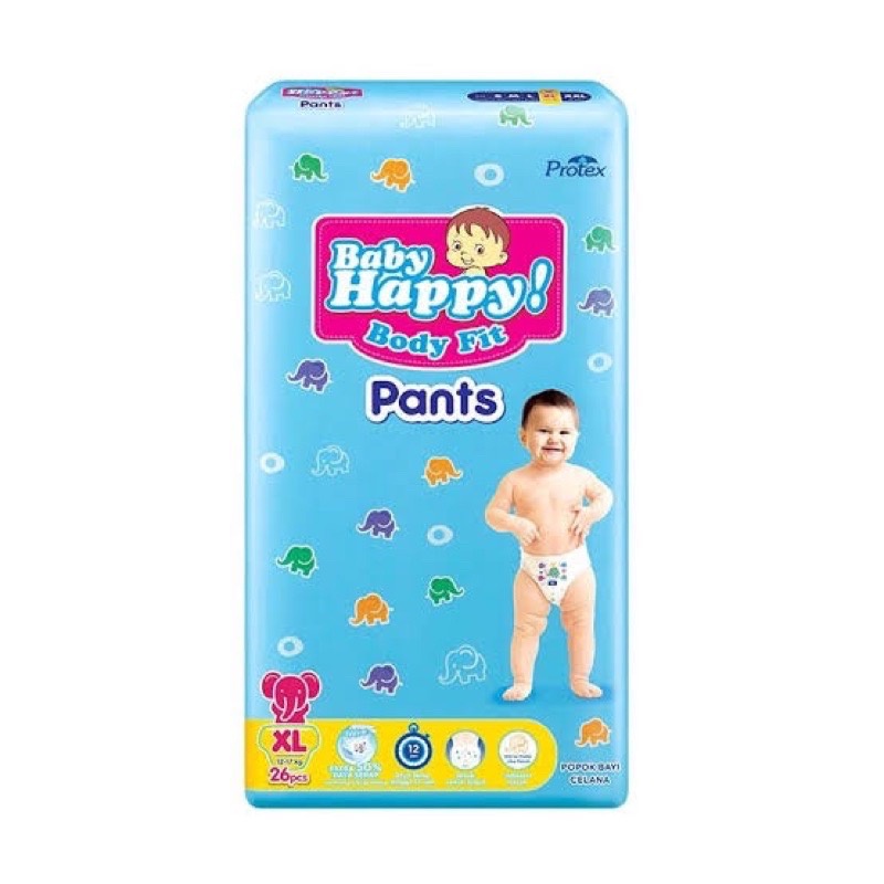 Baby Happy Baby happy popok celana happy nappy active pants pants S, M, L, XL, XXL Popok bayi