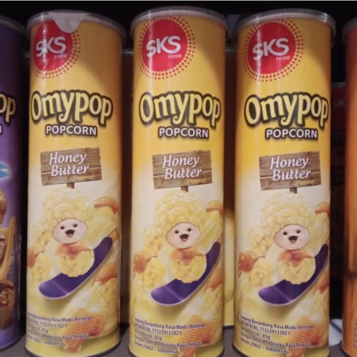 

Omypop popcorn honey butter 85gr