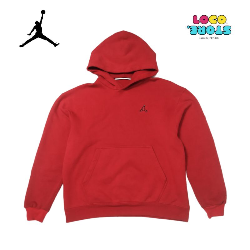 Hoodie Air Jordan Iconic Red on Red Logo