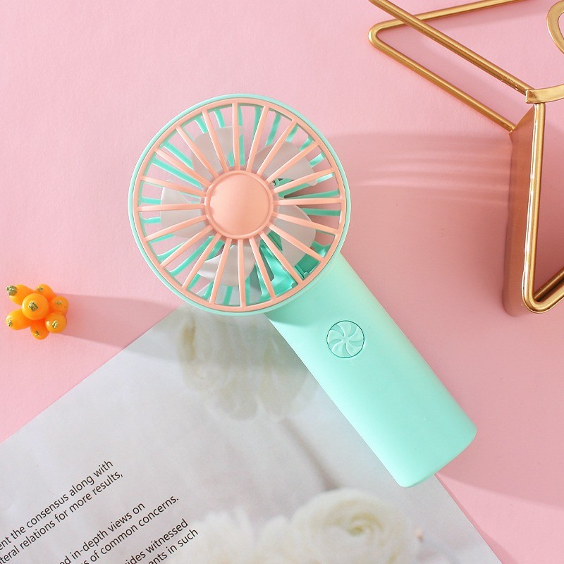 Kipas Angin Mini Portable Kipas Tangan Genggam Rechargeable USB Fan