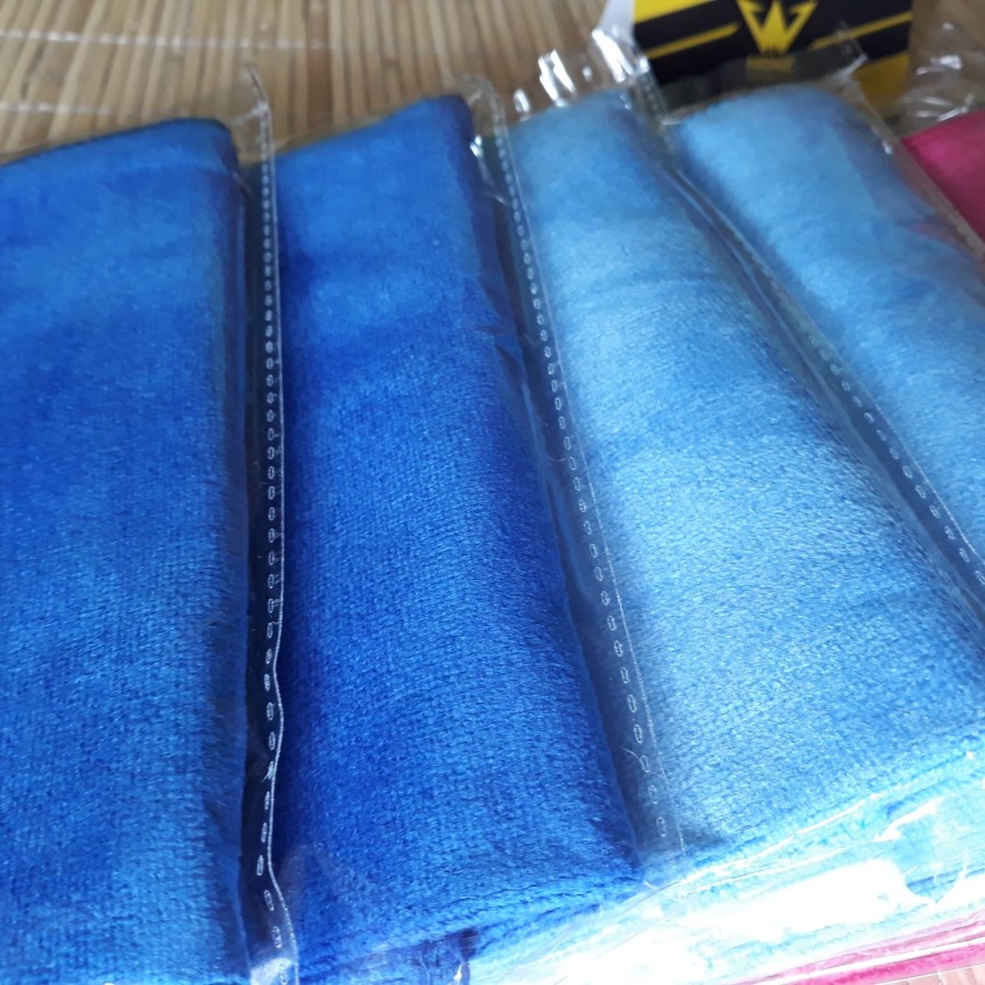 Lap Microfiber Tebal Lembut Halus Besar 33x33 cm / Kain Lap Microfiber Halus Lembut Tebal