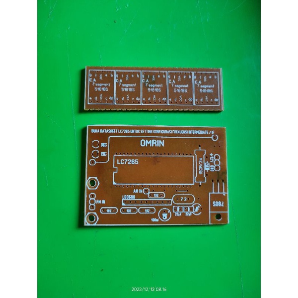 PCB FREKUENSI COUNTER FM