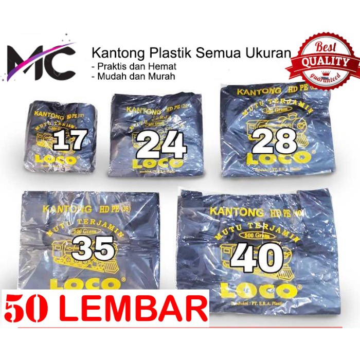 [Hdstv] Kantong Plastik Kresek Hitam Sampah Kecil Sedang Besar Packing Online