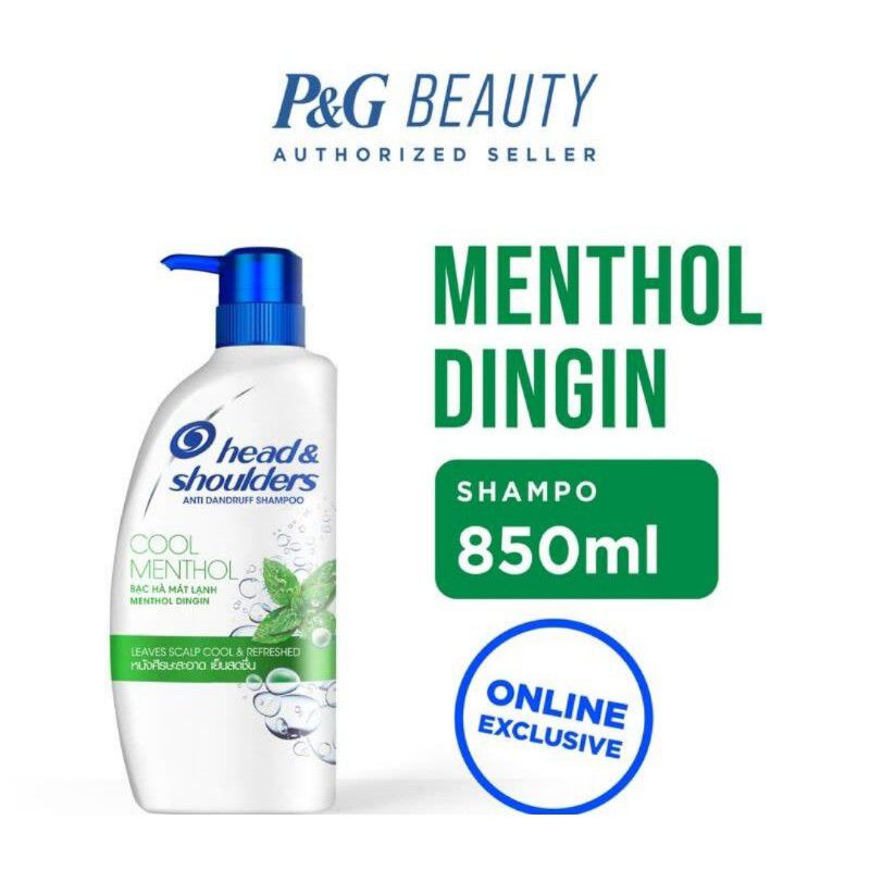 Head and Shoulders Shampoo 850 850ml 850 ml Cool Menthol Lemon 850 850ml 850 ml