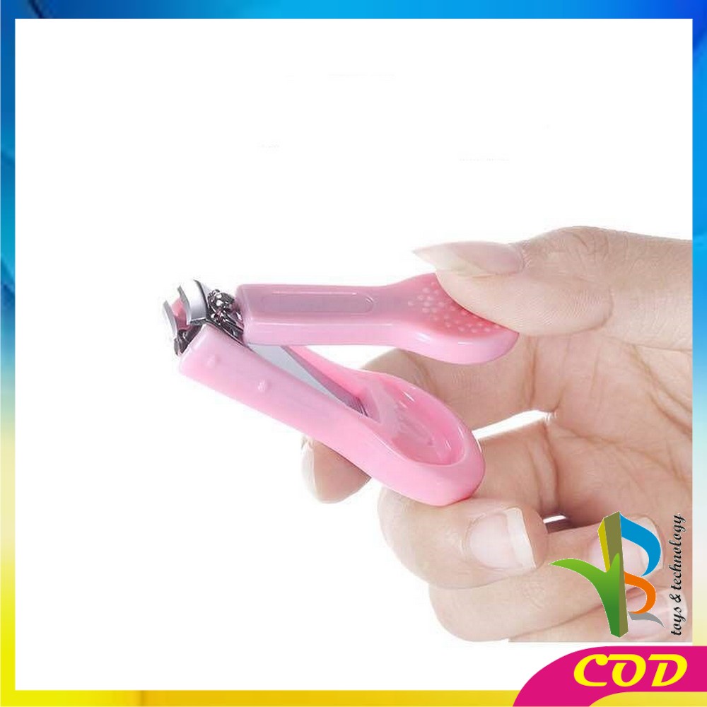 RB-C721 Gunting Kuku Bayi Motif Polos Jepit Kuku Anak Aman / Alat Potong Kuku Bayi Baby Nail Clipper Gunting Pemotong Kuku