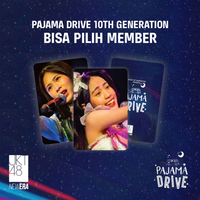 NDESIGN - JKT48 PAJAMA DRIVE 10TH GENERATION PHOTOCARD