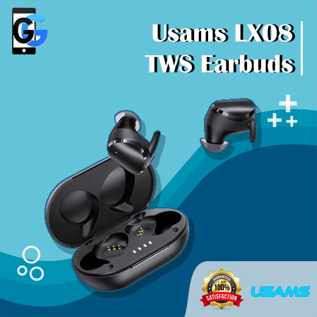 Usams True Wireless Stereo Bluetooth Earphone Earbuds TWS LX08