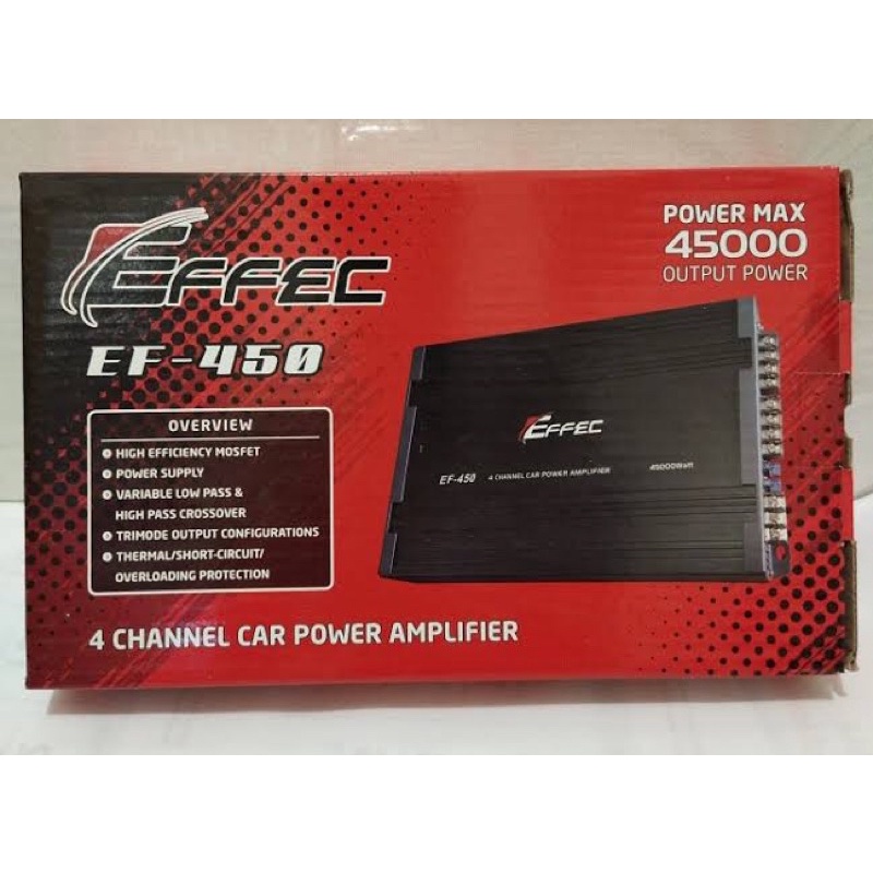 Power Aplifier EFFEC 4 channel EF-450