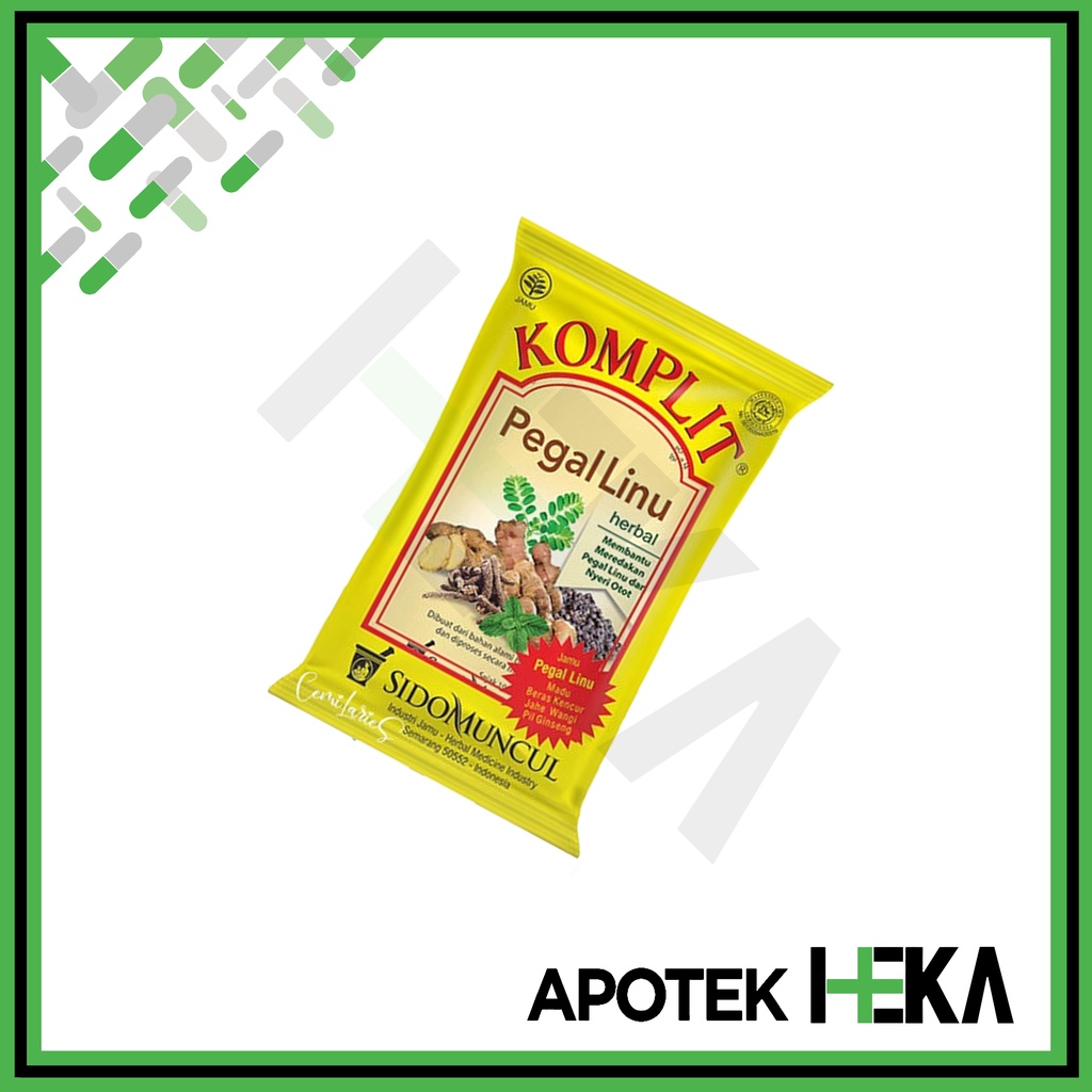 Jamu Komplit Pegal Linu Sido Muncul Satuan 1 Sachet (SEMARANG)