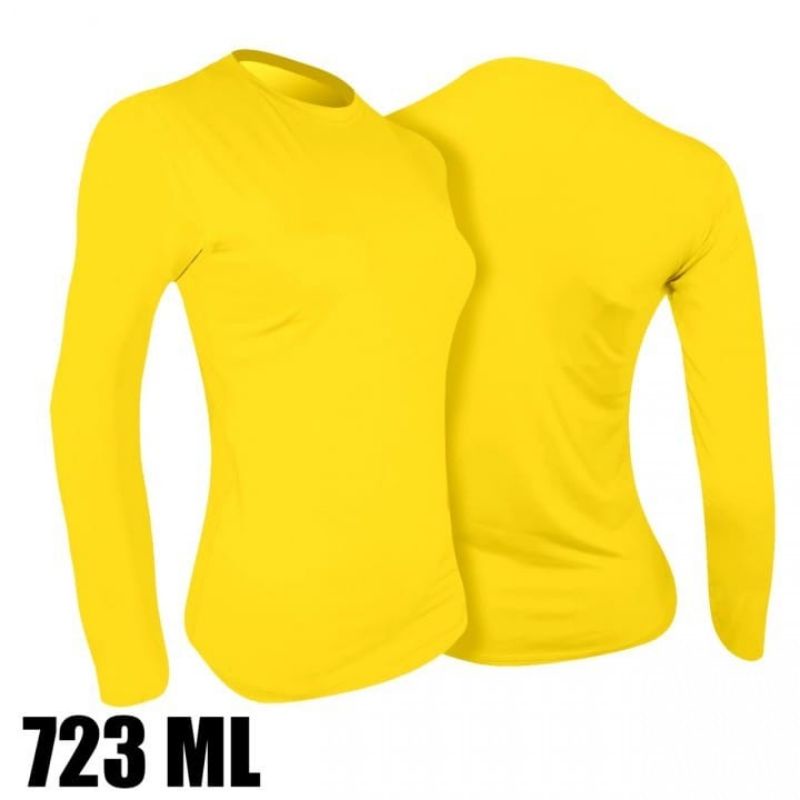 Sixpack Kaos Olahraga Wanita Polos Lengan Panjang ML